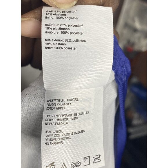 Speedo Women's One Piece Halter Swimsuit Swimwear UPF 50 Peacoat Size Medium - Picture 7 of 10